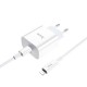 Зарядний пристрій HOCO C76A Plus Speed Source USB-C PD20W + cable USB-C to Lightning White (6931474746924)