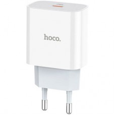 Зарядний пристрій HOCO C76A Plus Speed Source USB-C PD20 W White (6931474746917) Зарядний пристрій HOCO C76A Plus Speed Source USB-C PD20 W White (6931474746917) - Фото