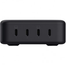 Зарядний пристрій Trust Maxo 4xUSB-C PD240W GaN Black (25413_TRUST) - Фото