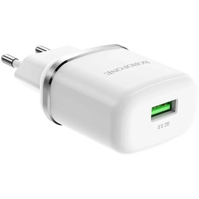 Зарядний пристрій BOROFONE BA36A High Speed USB QC3.0 + cable USB to USB-C 18 White (6931474715975)