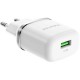 Зарядний пристрій BOROFONE BA36A High Speed USB QC3.0 + cable USB to USB-C 18 White (6931474715975)