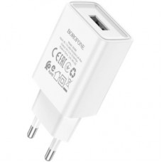 Зарядний пристрій BOROFONE BA68A Glacier USB 10.5 W White (6974443385670) - Фото