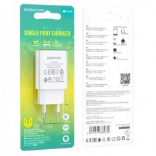 Зарядний пристрій BOROFONE BA68A Glacier USB 10.5 W White (6974443385670) - Фото