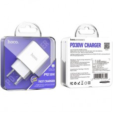 Зарядний пристрій HOCO C76A Pro Majestic USB-C PD30W White (6942007616300) - Фото