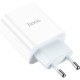 Зарядний пристрій HOCO C97A 1xUSB-C PD20W + 1xUSB QC3.0 White (6931474766076)