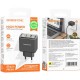 Зарядний пристрій BOROFONE BAS32A Treasure 1xUSB-C PD30W + 1xUSB QC3.0 Black (6941991110641)