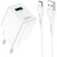 Зарядний пристрій HOCO C98A Proton USB QC3.0 + cable USB to USB-C White (6931474766878)