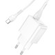 Зарядний пристрій HOCO C98A Proton USB QC3.0 + cable USB to USB-C White (6931474766878)