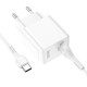 Зарядний пристрій HOCO C98A Proton USB QC3.0 + cable USB to USB-C White (6931474766878)