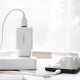 Зарядний пристрій BOROFONE BA21A Long Journey USB QC 3.0 + cable USB to Micro 5P 18 White (6931474702470)