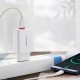 Зарядний пристрій BOROFONE BA21A Long Journey USB QC3.0 + cable USB to USB-C 18 White (6931474702487)