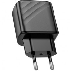 Зарядний пристрій HOCO CS22A Value USB-C PD30W Black (6942007609913) - Фото