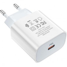 Зарядний пристрій BOROFONE BA38A Plus Speedy USB-C PD20 White (6931474746870) - Фото