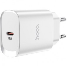 Зарядний пристрій HOCO N14 Smart Charging USB-C PD20 W White (6931474745026) - Фото