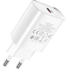 Зарядний пристрій HOCO N14 Smart Charging USB-C PD20 W White (6931474745026) - Фото