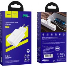 Зарядний пристрій HOCO N14 Smart Charging USB-C PD20 W White (6931474745026) - Фото