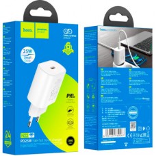 Зарядний пристрій HOCO N22 Jetta USB-C PD25 W White (6931474760067) - Фото