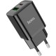 Зарядний пристрій HOCO N28 Founder 1xUSB-C PD20W + 1xUSB QC3.0 Black (6931474783509)