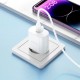 Зарядний пристрій BOROFONE BA82A Platinum USB-C PD25W + cable USB-C to USB-C White (6941991112270)