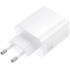 Зарядний пристрій BOROFONE BA89A Destello 1xUSB-C PD30W + 1xUSB QC 3.0 White (6941991119361) - Фото