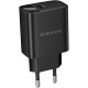 Зарядний пристрій BOROFONE BA97A Ilustre USB-C PD30W digital display Black (6941991120480)