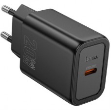 Зарядний пристрій HOCO N60 Gentle USB-C PD20W Black (6942007644174) - Фото