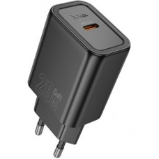 Зарядний пристрій HOCO N60 Gentle USB-C PD20W Black (6942007644174) - Фото