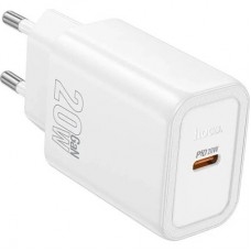 Зарядний пристрій HOCO N60 Gentle USB-C PD20W White (6942007644181) - Фото