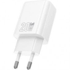 Зарядний пристрій HOCO N60 Gentle USB-C PD20W White (6942007644181) - Фото