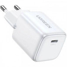 Зарядний пристрій Ugreen CD319 Nexode Mini USB-C PD30W GaN White (15326) - Фото