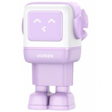 Зарядний пристрій Ugreen CD361 Robot tech Fast Charger 3xUSB 2xUSB-C + USB-A PD65W GaN Purple (35291) - Фото