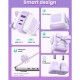Зарядний пристрій Ugreen CD361 Robot tech Fast Charger 3xUSB 2xUSB-C + USB-A PD65W GaN Purple (35291)