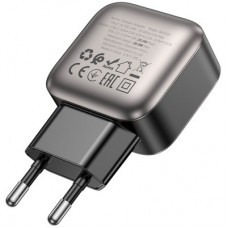 Зарядний пристрій BOROFONE BAS53A Absolute USB-C PD20W Black (6941991116179) - Фото