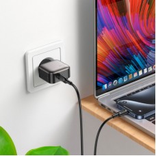 Зарядний пристрій BOROFONE BAS53A Absolute USB-C PD20W Black (6941991116179) - Фото