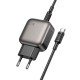 Зарядний пристрій BOROFONE BAS54A Absolute 1xUSB-C PD20W + 1xUSB QC 3.0 + cable USB-C to USB-C Black
