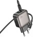 Зарядний пристрій BOROFONE BAS54A Absolute 1xUSB-C PD20W + 1xUSB QC 3.0 + cable USB-C to USB-C Black