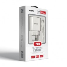 Зарядний пристрій Armorstandart AR012 Basic USB 24 W + cable USB to Lightning White (ARM69894) Зарядний пристрій Armorstandart AR012 Basic USB 24 W + cable USB to Lightning White (ARM69894) - Фото