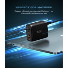 Зарядний пристрій Armorstandart ARP-131 Resolute Power USB-C 100 W GaN Black (ARM70024) Зарядний пристрій Armorstandart ARP-131 Resolute Power USB-C 100 W GaN Black (ARM70024) - Фото