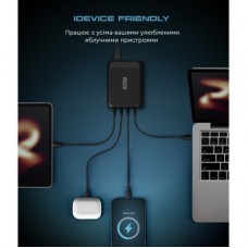 Зарядний пристрій Armorstandart ARP-131 Resolute Power USB-C 100 W GaN Black (ARM70024) Зарядний пристрій Armorstandart ARP-131 Resolute Power USB-C 100 W GaN Black (ARM70024) - Фото