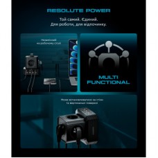 Зарядное устройство Armorstandart ARP-544 Resolute Power USB-C 100W GaN 2m Black (ARM73177) Зарядное устройство Armorstandart ARP-544 Resolute Power USB-C 100W GaN 2m Black (ARM73177) - Фото