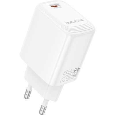 Зарядний пристрій BOROFONE BN26 Fuente USB-C PD20W White (6941991120237)