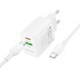 Зарядний пристрій BOROFONE BN27 Fuente 1xUSB-C PD20W + 1xUSB QC 3.0 + cable USB-C to USB-C White