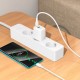 Зарядний пристрій BOROFONE BN27 Fuente 1xUSB-C PD20W + 1xUSB QC 3.0 + cable USB-C to USB-C White