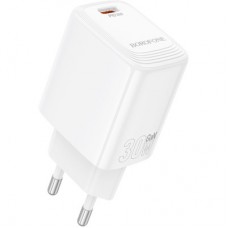 Зарядний пристрій BOROFONE BN28 Fuente USB-C PD30W White (6941991120299) - Фото