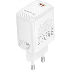 Зарядний пристрій BOROFONE BN28 Fuente USB-C PD30W White (6941991120299) - Фото