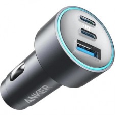 Зарядний пристрій Anker 325 PowerDrive USB-C PD67W + USB-A 22.5W Black (A2731HA1) - Фото
