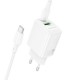 Зарядний пристрій BOROFONE BN29 Fuente 1xUSB-C PD30W + 1xUSB QC 3.0 + cable USB-C to USB-C White