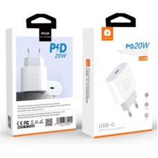 Зарядний пристрій WUW C145 USB-C PD20W White (6972573332250) - Фото