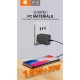 Зарядний пристрій WUW C172 1xUSB-C PD20W + 1xUSB QC3.0 18 White (з172W)