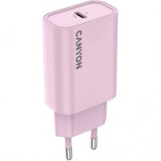 Зарядний пристрій Canyon 30CL OnCharge USB-C PD30W Pink (CNE-CHA30CLPK) - Фото